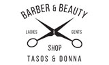 Λογότυπο BARBER & BEAUTY SHOP TASOS & DONNA 