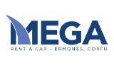 Λογότυπο MEGA RENT A CAR - KRITIKOU A. & SIA OE 