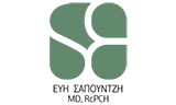 Λογότυπο SAPOUNTZI EVI MD, RcPCH 