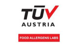 Λογότυπο TUV AUSTRIA FOOD ALLERGENS LABS 