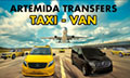 Λογότυπο ARTEMIDA TAXI VAN TRANSFERS KORONIDIS