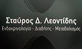 Λογότυπο ΛΕΟΝΤΙΔΗΣ ΣΤΑΥΡΟΣ