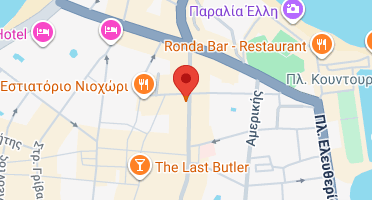 Location of business on map