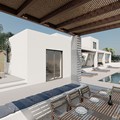 Αρχιτεκτονική μελέτη και φωτορεαλιστική απεικόνιση νέας μονοκατοικίας, στον Αποκόρωνα Χανίων.