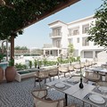 Σχεδιασμός εξωτερικής αυλής σε ξενοδοχείο, στη Λεπτοκαρυά Πιερίας
