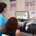 Measurement of nitrogen oxide (NO) levels in the exhaled air, for the assessment of inflammation of the bronchi