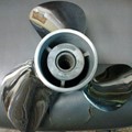 Chromium plated propeller