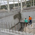 Sealing of walls with a special launching machine