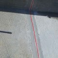 Sealing of expansion joint of a swimming pool with special elastic membrane and epoxy paste