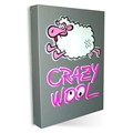 Φωτιζόμενη επιγραφή τοίχου & λογότυπο Crazy Wool