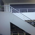 Κάγκελο σε σκάλα τύπου inox
