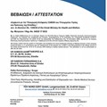 Certificate of Compliance with Ministerial Decision 1348/2004