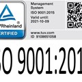 We hold an ISO 9001:2015 quality assurance system certification