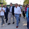 Maria and Faye accompany the former Minister of Immigration Policy G. Mouzalas and the UN High Commissioner for Refugee