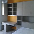 We undertake the construction of your children’s or teen-ager’s room: bed, desk, bookcase & wardrobe