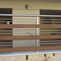 Κάγκελα Inox, συνδυασμός με Ξύλο