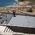 Στεγάνωση ταράτσας με ασφαλτόπανο