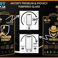 IDOL 1991 ANTISPY PREMIUM & PRIVACY Tempered Glass