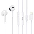 Celebrat X7 Earbuds Handsfree με Βύσμα Lightning Λευκό