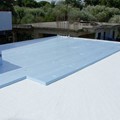 Μόνωση ταράτσας, Θερμομόνωση με την τοποθέτηση & επικόλληση πλακών εξηλασμένης πολυστερίνης