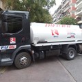 Heating oil tank truck