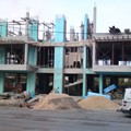 Residential complex building A (construction of the bearing structure)