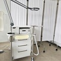 Ruck room classic με τροχό αναρρόφησης ποδολογίας, ανοξείδωτο κάδο απορριμμάτων & μεγεθυντικό φακό led