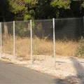 Classic fencing with wire mesh