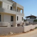 Concrete fencing with upper metal frame