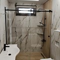 Ντουζιέρα με συρόμενο οδηγό & κρύσταλλα 10mm securit