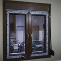 Καφέ παράθυρο PVC