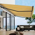 Awnings with arms, Somfy automations, Tencate & Dickson awning fabrics