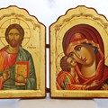 Βυζαντινή εικόνα λιθογραφίας, δίπτυχη