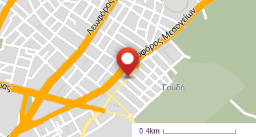 Location of business on map