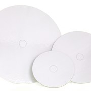 White paper disk for donner