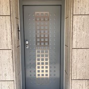 Πόρτα θωρακισμένη με επένδυση αλουμινίου