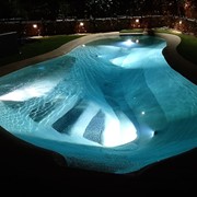 Heated swimming pool “biodesign pools” in a Villa in Zakynthos