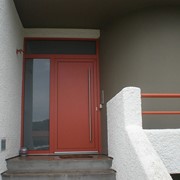 Thermal façade for residences, Exterior doors