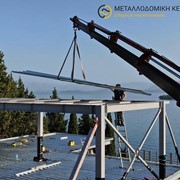 Κατασκευή μεταλλικού σκελετού διώροφου κτιρίου