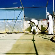 Μόνωση καταστρώματος με spray πολυουρεθάνης, M/V Οδυσσεύς