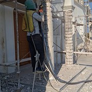 Καθαρισμός σκελετού με αμμοβολή