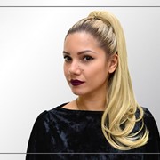 Hair pots, fringes, hair ponytails, made with 100% natural wool