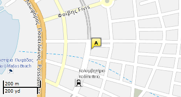 Χάρτης και σημείο της επιχείρησης