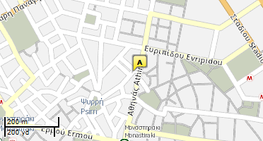 Location of business on map