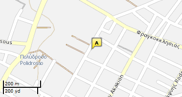 Location of business on map
