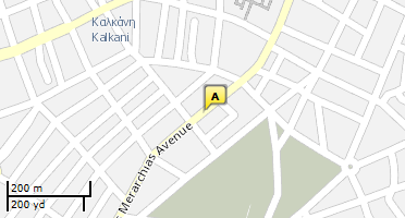 Location of business on map