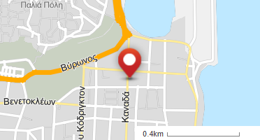 Location of business on map