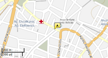 Location of business on map