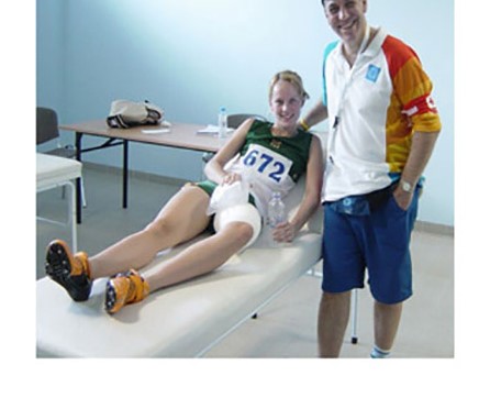 Adductor strain in a female athlete