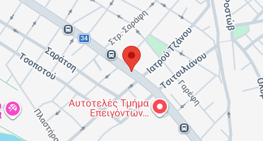 Location of business on map
